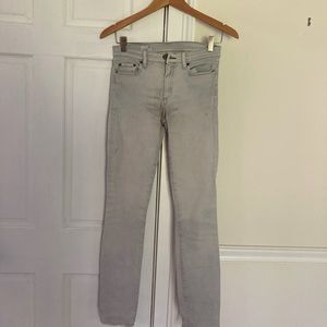 Gap light blue, slim straight “1969” jeans. Size 25r